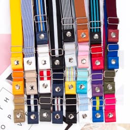 29 Colors No Buckle Elastic Belt for Women Men Unisex Stretch Belt for Pants Jeans Casual Buckle Free Adjustable Invisible Belt