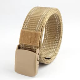 Men Female Belts Military Nylon Adjustable Belt Men Outdoor Travel Tactical Waist Belt with Plastic Buckle for Pants 130cm