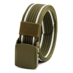 Men Female Belts Military Nylon Adjustable Belt Men Outdoor Travel Tactical Waist Belt with Plastic Buckle for Pants 130cm