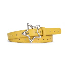 1.8x93cm Children Kids Adjustable Metal Snap PU Leather Belt Girls Boys Silver Buckle Belts Waistband Pants Decor Waist Belt