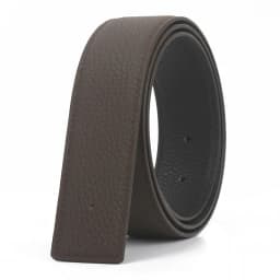 3.2/3.8cm Luxury Wide Belt Without Buckle Fashion Belts First Layer Genuine Cowhide Belt,Unisex,Double-sided,Two-color