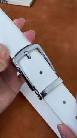 Fashion belts young men pin buckle genuine leather cowhide Waistband high quality white casual jeans ceinture homme B650