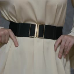 Women's Elastic Wide Waistband Fashion Stretch Waist Girdle Dress Adornment