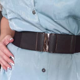 Women's Elastic Wide Waistband Fashion Stretch Waist Girdle Dress Adornment