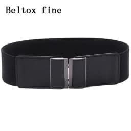 Women's Elastic Wide Waistband Fashion Stretch Waist Girdle Dress Adornment
