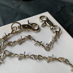 Punk Belts Thorns Wire Barbed Trousers Long Waist Chain Y2k Belts Hippop Grunge Goth Women Men Pants Jeans Accessories