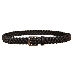 2023 Women Casual Luxury New Style Width 2.5cm Woven Belt Needle Buckle Real Leather Head Layer Cowhide Handmade Decorative