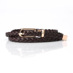 0.9x106cm Women Thin Skinny Vintage Ladies Dress Belts Braid PU Leather Belt for Jeans Pin Buckle Female Strap Candy Colors