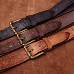 3.3CM Pure Cowhide High Quality Genuine Leather Belts for Men Women Brand Strap Male Brass Buckle Jeans Cowboy Luxury Designer