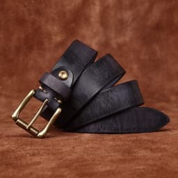 3.3CM Pure Cowhide High Quality Genuine Leather Belts for Men Women Brand Strap Male Brass Buckle Jeans Cowboy Luxury Designer