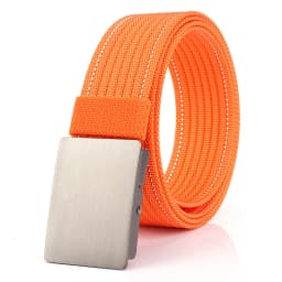 VATLTY New Men's Black Belt Hard Alloy Silver Buckle Tactical Military Belt Sturdy Nylon Jeans Waistband Girdles for Male