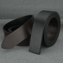 New Two Color Dual Purpose Men's Belts Casual Business Designer Male Belts High Quality No Buckle Waistband 3.7cm Ceinture
