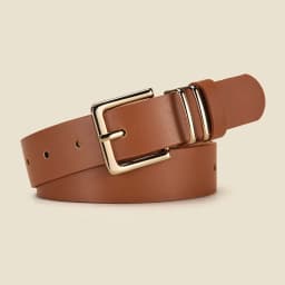 Fashion Alloy Pin Buckle Belt Personalized Women's Square Buckle PU Belt Simple Women's Matching Windbreaker Skirt