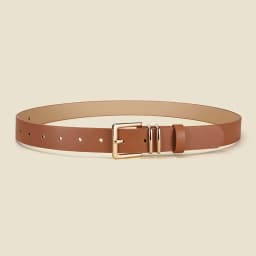Fashion Alloy Pin Buckle Belt Personalized Women's Square Buckle PU Belt Simple Women's Matching Windbreaker Skirt