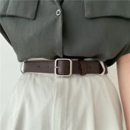 2026 New Korean Fashion Wild Belt Chic Students Casual Retro Simple Square Buckle Belt Trouser Belt Men and Women