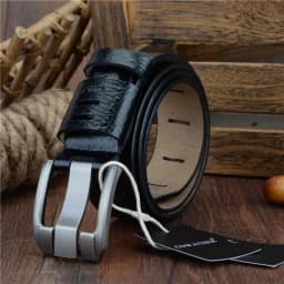COWATHER 2021 QUALITY cow genuine luxury leather men belts for men strap male pin buckle BIG SIZE 100-130cm 3.8 width QSK001