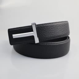 High Quality Designer Belts Men Fashion T Letter Luxury Famous Genuine Leather Belt Jeans Formal Cowskin Black Waist Strap 3.8cm