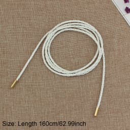 Slim PU Long Waist Belts Knotted Women's Belt Solid Color Thin Waist Chain Dresses String Waistband Vintage Female Clothes Belts
