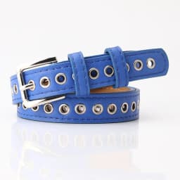 New Fashion Women Canvas Belts Hollow Out Air Hole Waistband Long Personality Casual Metal Ring Wild Belt Ceinture Femme Present