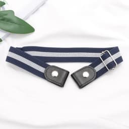 Adjustable Buckle-Free Belt for Women Girls Jeans Pants Dress No Buckle Stretch Elastic Waist Belt, No Bulge, No Hassle Belts