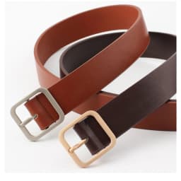 New PU Leather Belt For Women Square Pin Buckle Jeans Black Belt Chic Ladies Vintage Strap Female Waistband 3.3X90/100/110cm