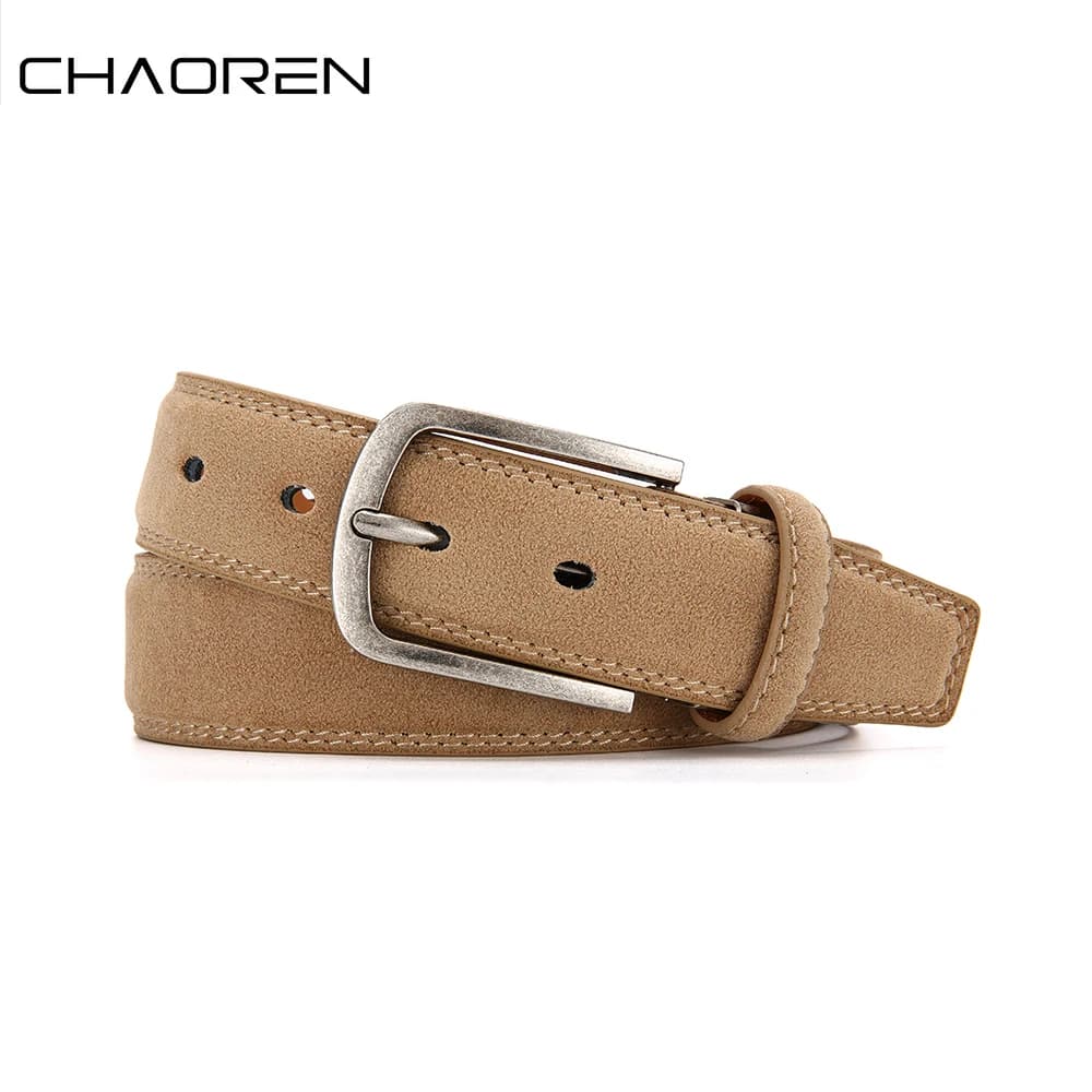 Unisex Free Size PU Leather Belt For Women Luxury Designer Jeans Waist Belt Men Fashion Suede waist belt Waistband