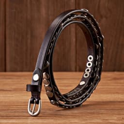 1CM Luxury Brand Female Belt Skirt Dress Rivet Belt Real Genuine Leather Punck Decoration Thin Strap Women Belts For Jeans