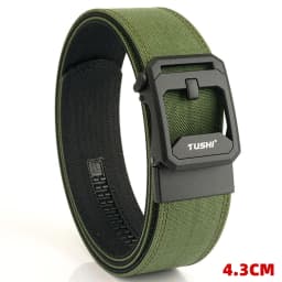 TUSHI New Hard Gun Belt for Men and Women Alloy Automatic Buckle Tactical Outdoor Molle Belt 1100D Nylon Military IPSC Belt Male