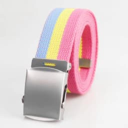 3.8cm New Men's Canvas Belt Outdoor Wear-resistant Breathable Alloy Buckle Unisex Belt Youth Camouflage Sports Waistband