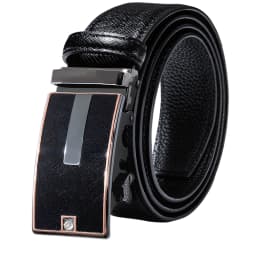 Hi-Tie Men's Orange Brown Belt for Jeans New Yellow Green Blue Leather Jeans Belts Fashion Cowboy Genuine Leather Belt Strap