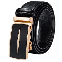 Hi-Tie Men's Orange Brown Belt for Jeans New Yellow Green Blue Leather Jeans Belts Fashion Cowboy Genuine Leather Belt Strap