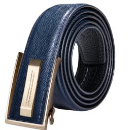 Hi-Tie Men's Orange Brown Belt for Jeans New Yellow Green Blue Leather Jeans Belts Fashion Cowboy Genuine Leather Belt Strap