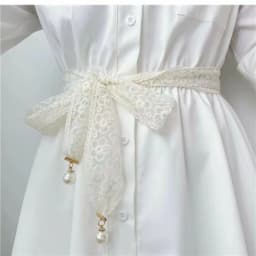 New Sweet Decorative Lace Waist Belts Pearl Pendant Clothing Accessories Chain Belt Elegant Dress Waist Chain for Women