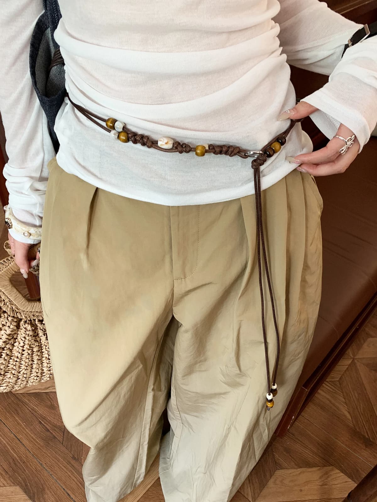 Bohème Ethnic Floral Waist Chain For Women Retro With Skirts And Jeans A Belt With A Unique Design And A Rhin Leather Strap