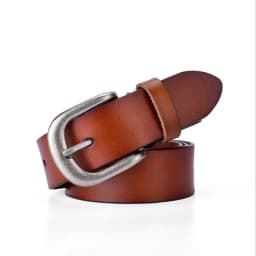 SupSindy Genuine Leather Belts for Women Pin Buckle Women Jeans Belt Luxury Brand Designer Cowskin Waistband Black Female Strap