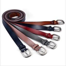 SupSindy Genuine Leather Belts for Women Pin Buckle Women Jeans Belt Luxury Brand Designer Cowskin Waistband Black Female Strap