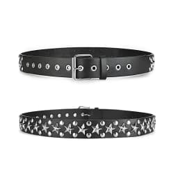 Ladies' Grunge Punk Pin Buckle Personality Studded Enduro Belt For Jeans Hipster, Suitable For Daily Use LYD002