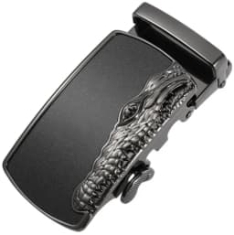 Fashion Men's Business Alloy Automatic Buckle Unique Men Plaque Belt Buckles 3.5cm Ratchet Men Apparel Accessories LY136-22000