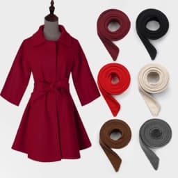Ladies Belt Coat Coat Ladies Decorative Wide Belt with Double-sided Women Coat Belts Accessories Knotted Winter Dress Belt Gift