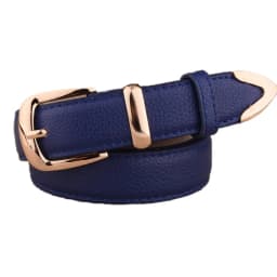 Alloy Buckle Women Belts PU Leather Wild Female Waist Belts Brown Black White Red Girls Pants Jeans Fashion Belt pasek damski