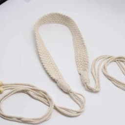 New Bohemian Woven Ethnic Belts For Women Lady Long Braided Cotton Rope Knotted Waistband Dress Shirt Decorative Straps Girdle