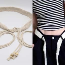 New Bohemian Woven Ethnic Belts For Women Lady Long Braided Cotton Rope Knotted Waistband Dress Shirt Decorative Straps Girdle