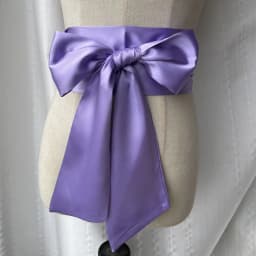 9.5x250cm Satin Ribbon Bow Wide Corset Waist Belt DIY Bowknot Silky Fabric Cummerbunds Decorative Waistband for Women Lady Girl