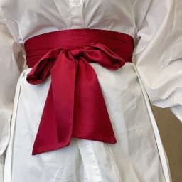 9.5x250cm Satin Ribbon Bow Wide Corset Waist Belt DIY Bowknot Silky Fabric Cummerbunds Decorative Waistband for Women Lady Girl