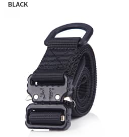Tactical Waist Belt 1 Inch/25mm Wide Quick Release Buckle for Men and Women Adjustable Fit for 26-46 Inch Waist Jeans Belt