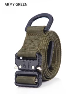Tactical Waist Belt 1 Inch/25mm Wide Quick Release Buckle for Men and Women Adjustable Fit for 26-46 Inch Waist Jeans Belt