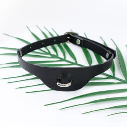 UYEE New Sexy Harajuku PU Leather Collar Belt Pendant Necklaces Women Men Punk Neck Gothic Black YK2 Choker Necklace Cool Belt