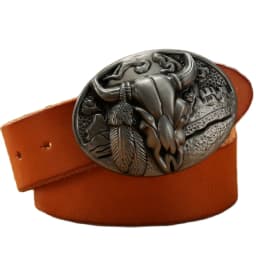 big buckle real leather belts for men mens belts luxury 100% genuine leather camel brown punk cowhide Chinese style high quality