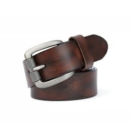MEDYLA Genuine Leather Men's Belt Natural Skin Alloy Pin Buckle Belt Tanned Washed Fashion Casual Cowhide Belt DSW90410