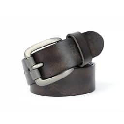 MEDYLA Genuine Leather Men's Belt Natural Skin Alloy Pin Buckle Belt Tanned Washed Fashion Casual Cowhide Belt DSW90410
